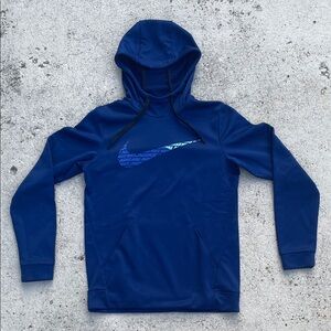 Nike Royal Blue Hoodie with Swoosh